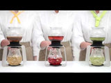 HARIO Set: Tea Dripper "Largo" 800ml TDR-8006T glass video